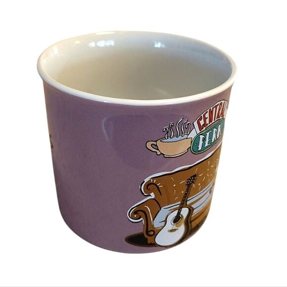 FRIENDS Purple Central Perk Smelly Cat 20 oz Oversized Coffee Mug Latte - Picture 8 of 17